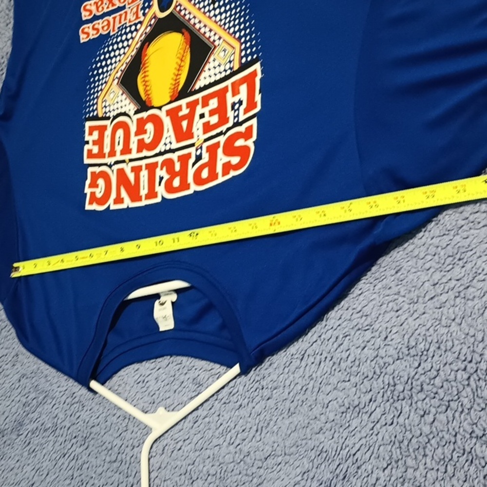 BAW Mens T-Shirt Size 2X Dark Blue with "Spring League" Baseball Champions.. - Picture 4 of 6